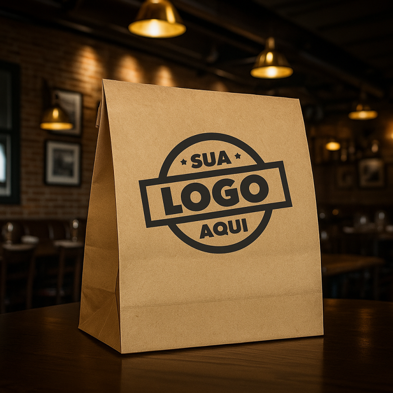 imagem Saco Delivery  1000und Tamanho P 23x14x30